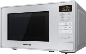 Panasonic NN-E28JMMBPQ Compact Solo Microwave Oven with Turntable, 800 W, 20 Litres, Silver - Image 2