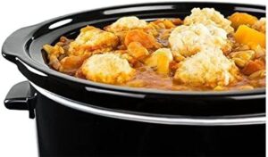 Premium Black Slow Cooker 8.0L Pot + Removable Ceramic Inner Bowl Steam Grill - Image 5