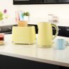 Russell Hobbs Lemon Yellow Electric Kettle [1.7L] Eden (Removable washable anti-scale filter, Push to open lid, Perfect pour spout, Illuminated power switch, Chrome accents, 3000W) 27363 - Image 2