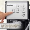Breville One-Touch CoffeeHouse Coffee Machine | Espresso, Cappuccino & Latte Maker | 19 Bar Italian Pump | Automatic Milk Frother | ESE Pod Compatible | Black [VCF107] - Image 2
