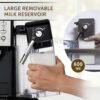 Breville One-Touch CoffeeHouse Coffee Machine | Espresso, Cappuccino & Latte Maker | 19 Bar Italian Pump | Automatic Milk Frother | ESE Pod Compatible | Black [VCF107] - Image 4