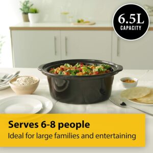 Crock-Pot SCV655B Slow Cooker, Aluminium, 300 W, 6.5 liters, Black - Image 5