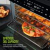 Tower T17122 Vortx Platinum Xpress Digital 30L Air Fryer Oven with Vizion Viewing Window, 18 Cooking Options, 2 Hour Timer, 1800W, Black - Image 5