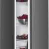 Cookology CTFR240IX Tall Freestanding Larder Fridge 240 Litre, 143cm High and 55cm Wide with 5 Adjustable Shelves and Reversible Door - In Inox - Image 2