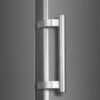 Cookology CTFR240IX Tall Freestanding Larder Fridge 240 Litre, 143cm High and 55cm Wide with 5 Adjustable Shelves and Reversible Door - In Inox - Image 3