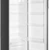 Cookology CTFR240IX Tall Freestanding Larder Fridge 240 Litre, 143cm High and 55cm Wide with 5 Adjustable Shelves and Reversible Door - In Inox - Image 6