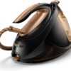Philips PerfectCare Elite Plus Steam Generator Iron for Large Family Basket Loads, with OptimalTEMP No Fabric Burns Guaranteed, 8 Bar, 600 g Steam Boost - Black/Gold - (GC9682/86) - Image 2