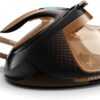 Philips PerfectCare Elite Plus Steam Generator Iron for Large Family Basket Loads, with OptimalTEMP No Fabric Burns Guaranteed, 8 Bar, 600 g Steam Boost - Black/Gold - (GC9682/86)
