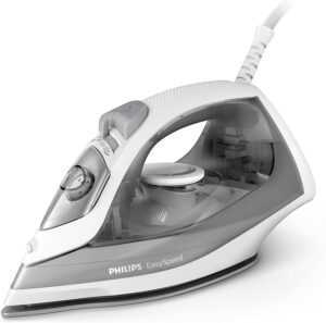 Philips Steam Iron Easyspeed - Steam Boost up to 100 gram - Ceramic Soleplate - Drip Stop - 4 Settings - 2000W - 220 ml Watertank - Integrated Waterspray - Grey - GC1751/89