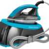 Russell Hobbs Steam Generator Iron, 1.3L Removable Water Tank, Stainless Steel Non Stick Soleplate, 110g Shot of Steam, 90g Steam Output, Cord Storage, Temp ready light, Anti Calc, 2400W 24510